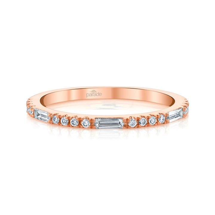 Baguette Diamond Wedding Band