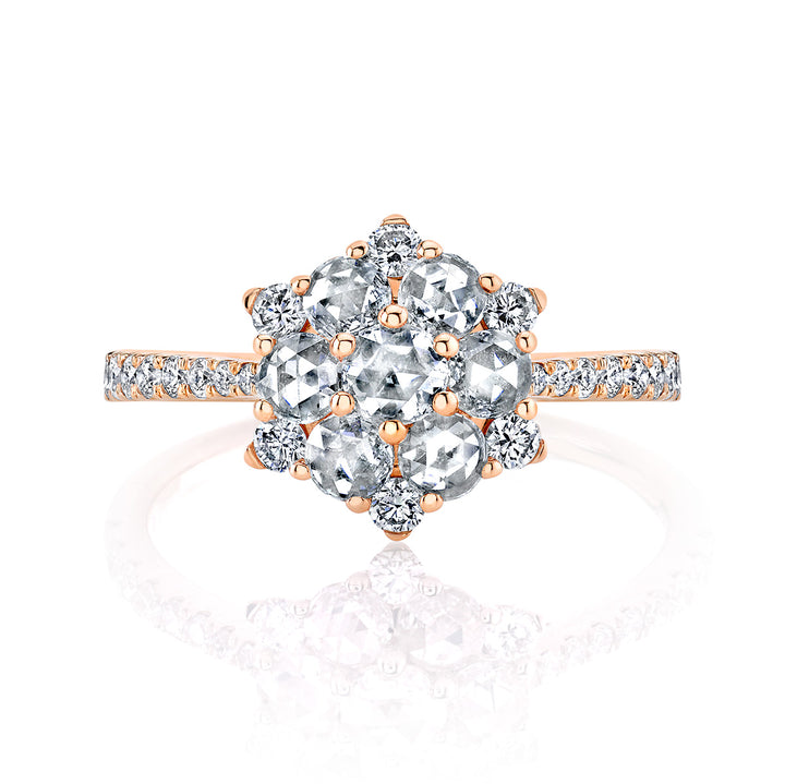 Rose-Cut Diamond Ring