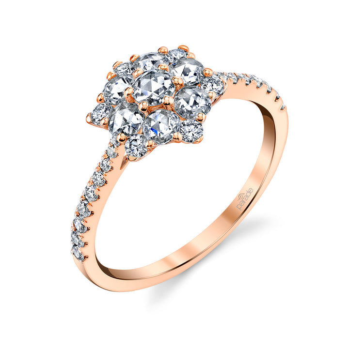 Rose-Cut Diamond Ring