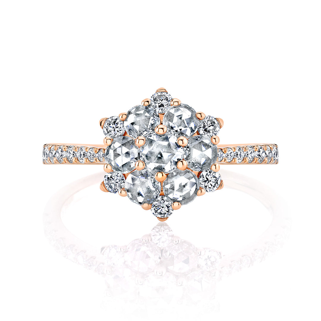 Rose-Cut Diamond Ring