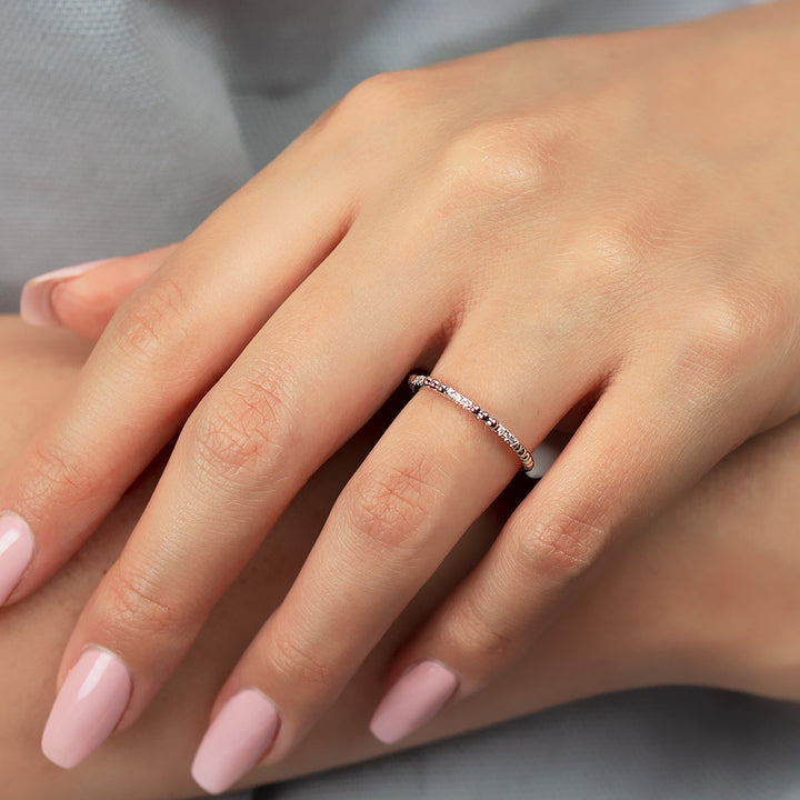 Diamond Stackable Band