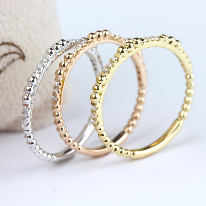 Diamond Stackable Band