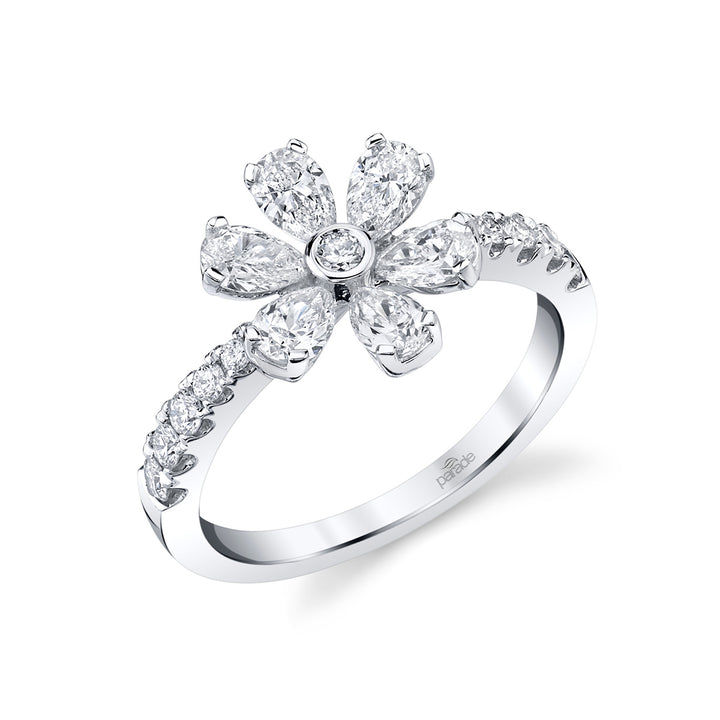 Pear-Shaped Diamond Ring