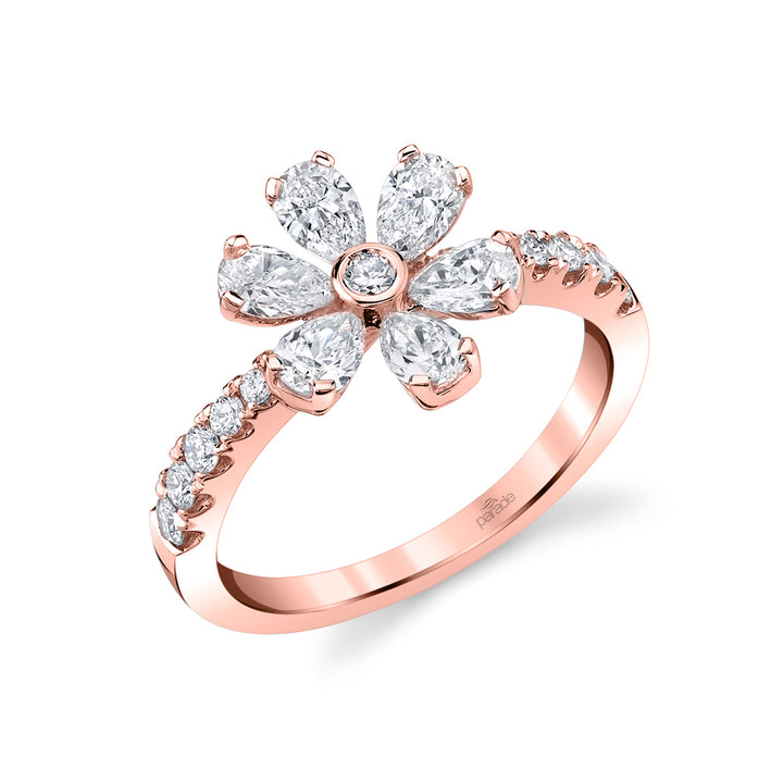 Pear-Shaped Diamond Ring