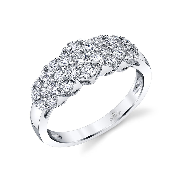 Round Diamond Cluster Ring