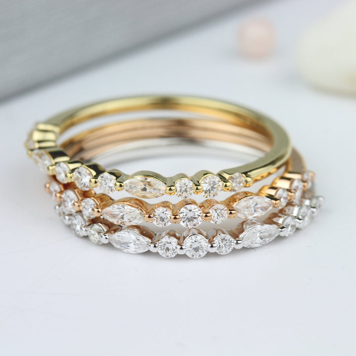 Marquise & Round Ring