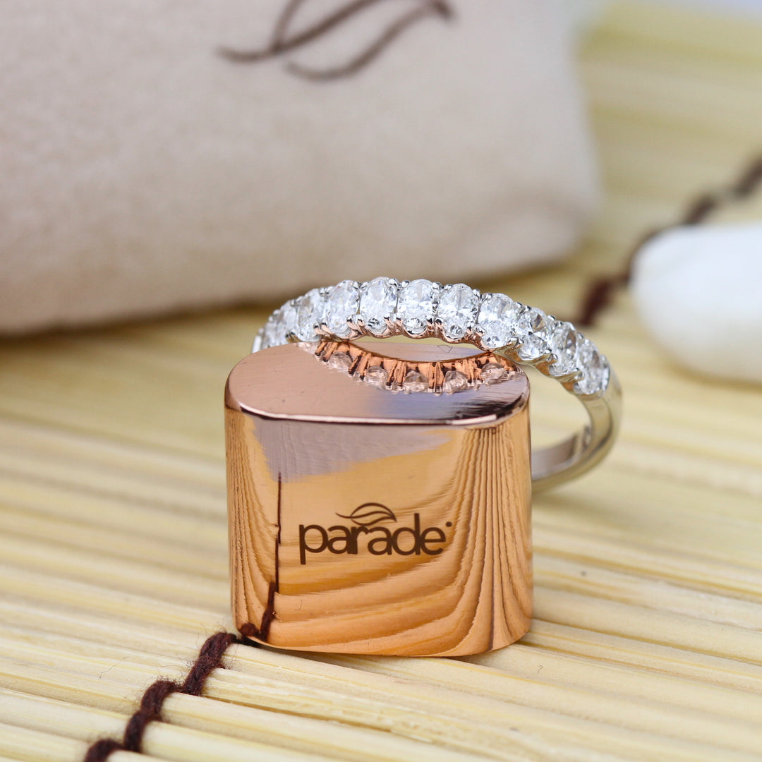 Oval Diamond Band