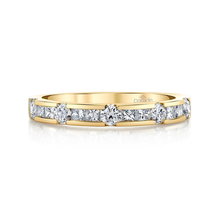 Princess-Cut Diamond Band