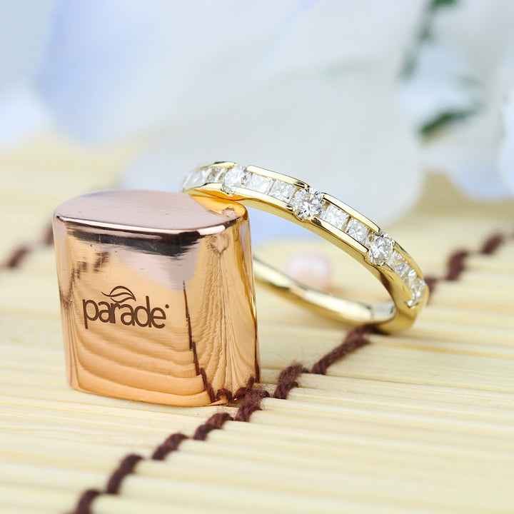 Princess-Cut Diamond Band