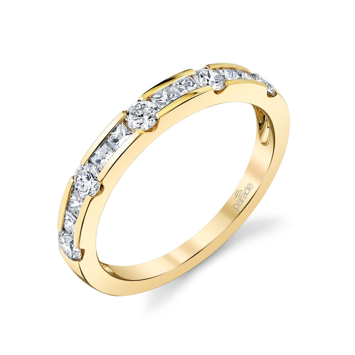 Princess-Cut Diamond Band
