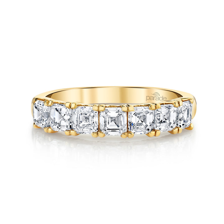 Asscher-Cut Diamond Band