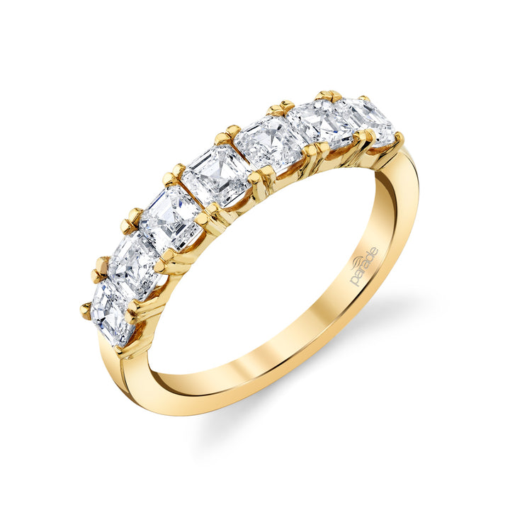 Asscher-Cut Diamond Band