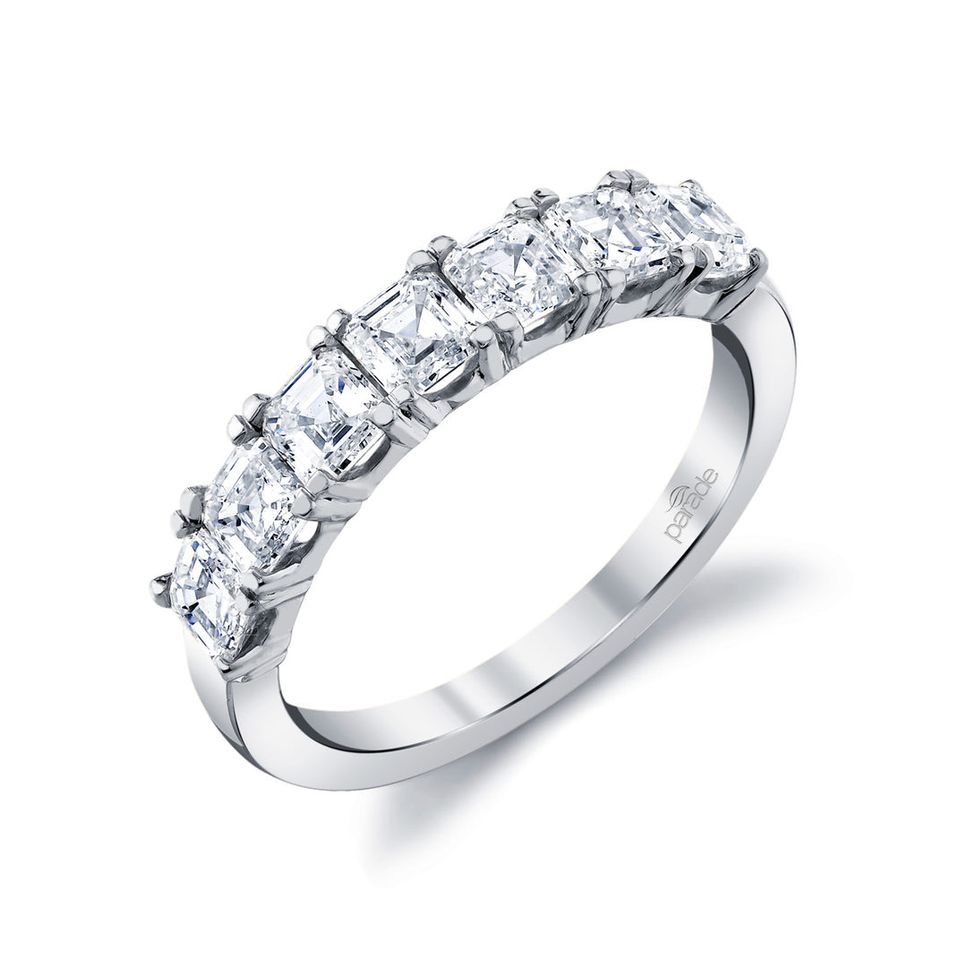Asscher-Cut Diamond Band