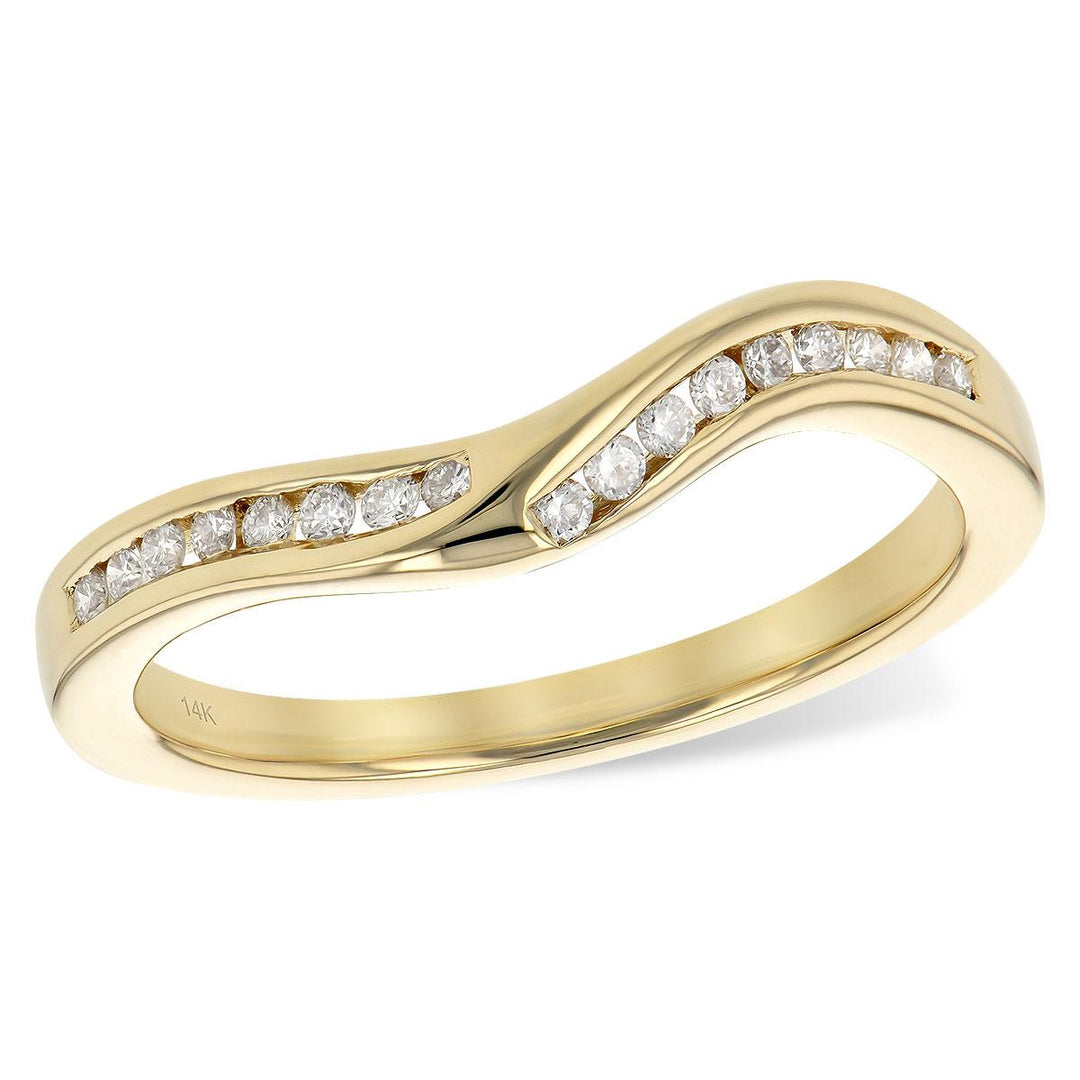 14KT Gold Ladies Diamond Wedding Ring