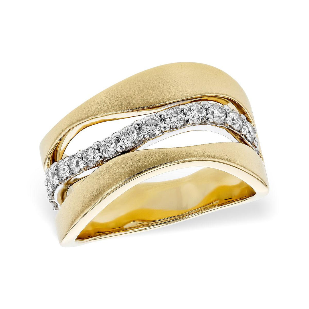 14KT Gold Ladies Diamond Wedding Ring