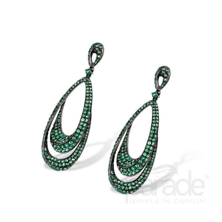 Tsavorite Dangle Earrings