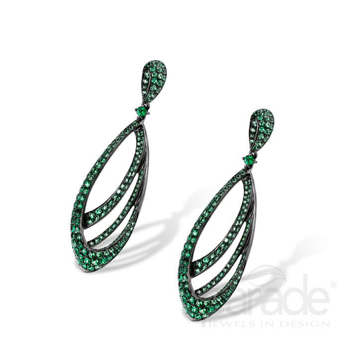 Tsavorite Dangle Earrings