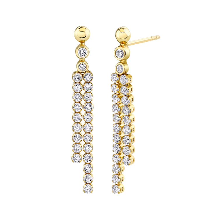 Diamond Dangle Earrings
