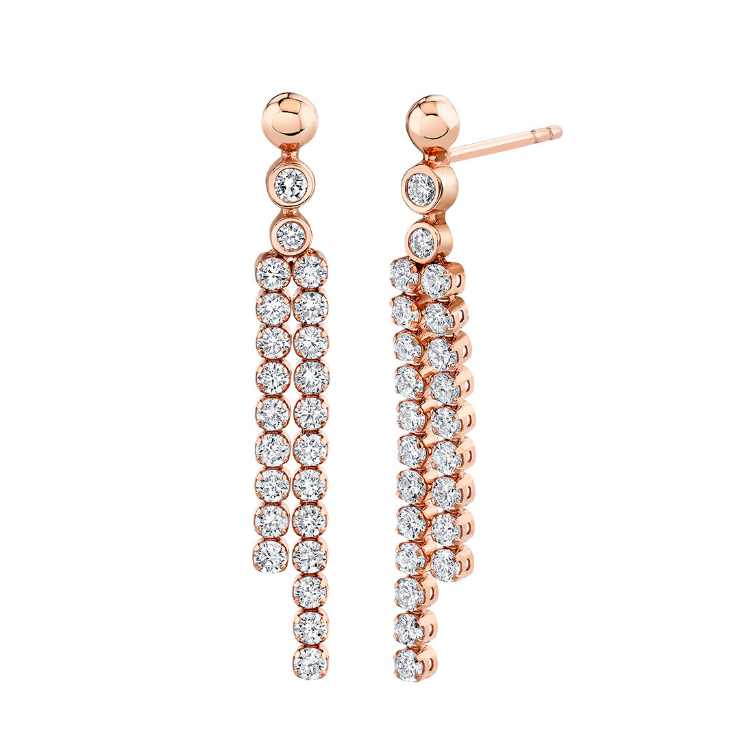Diamond Dangle Earrings