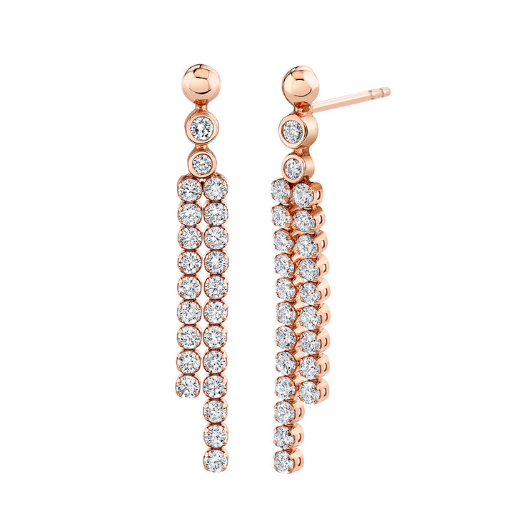 Diamond Dangle Earrings