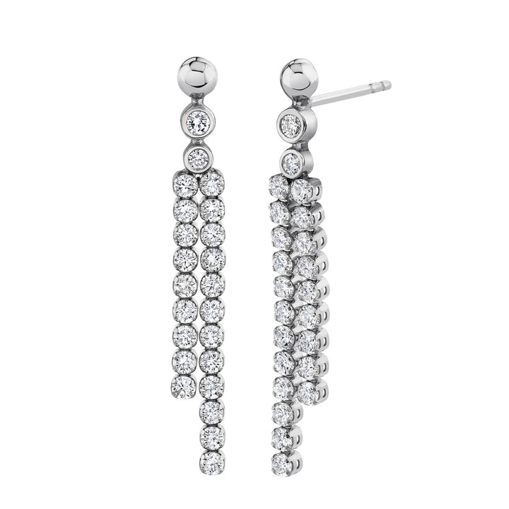 Diamond Dangle Earrings