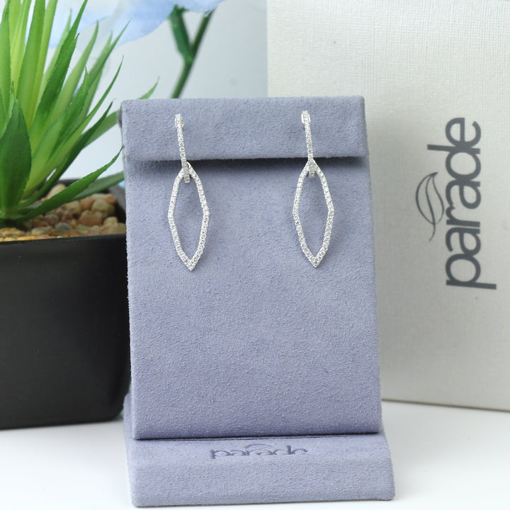 Diamond Hoop Earrings