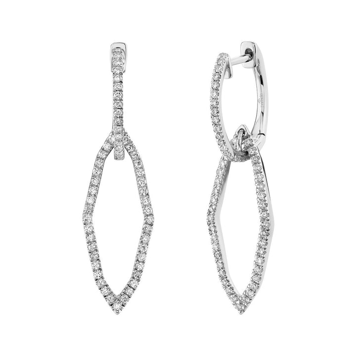 Diamond Hoop Earrings