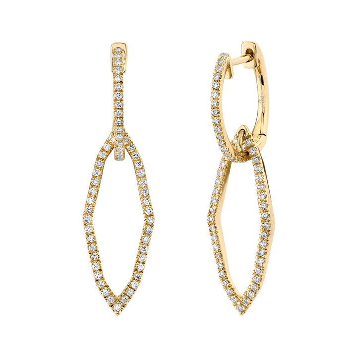 Diamond Hoop Earrings