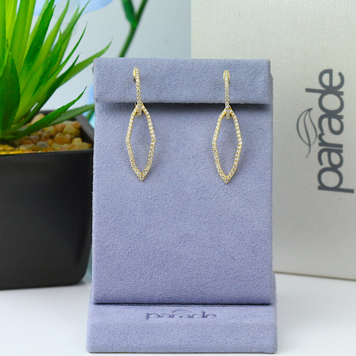 Diamond Hoop Earrings