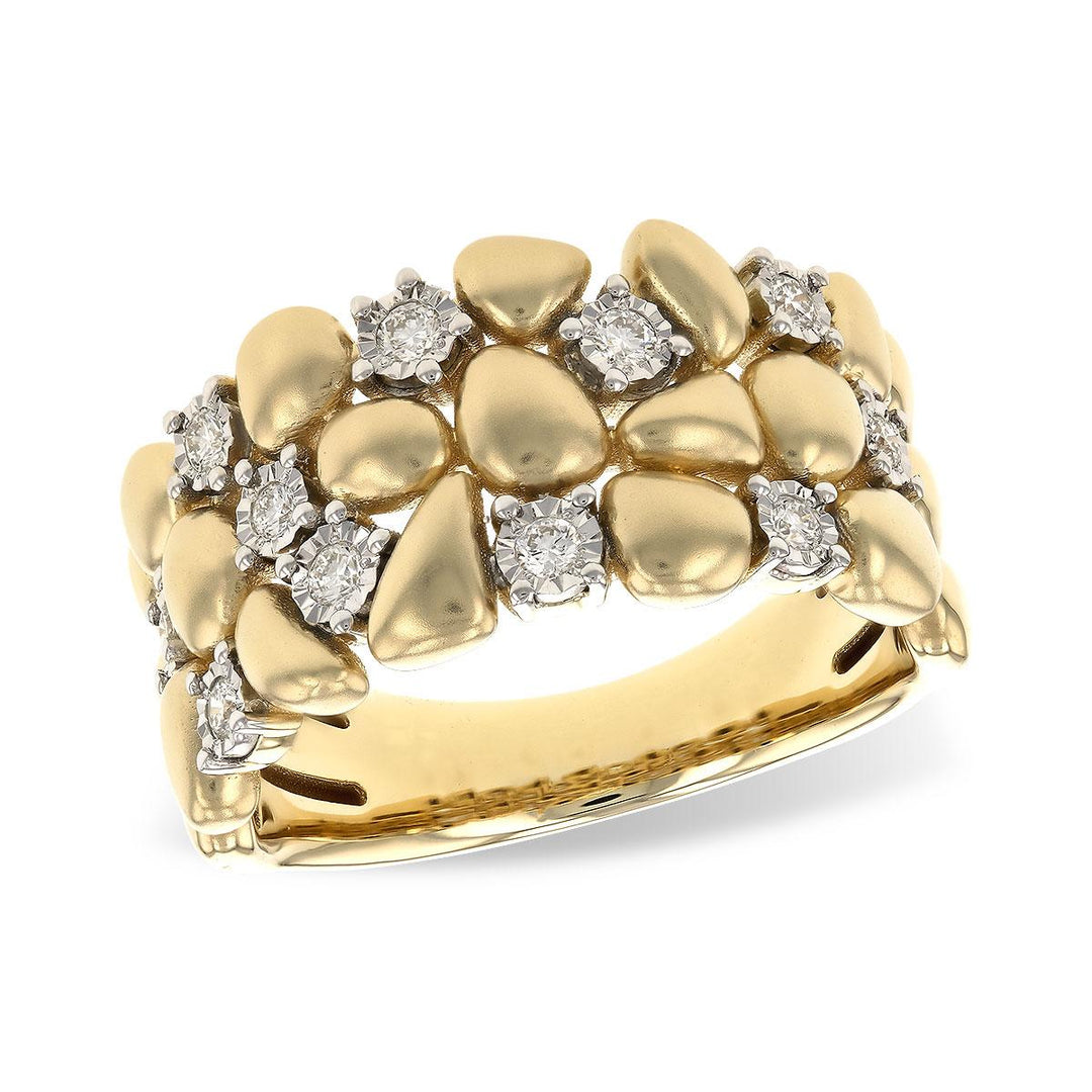 14KT Gold Ladies Diamond Wedding Ring