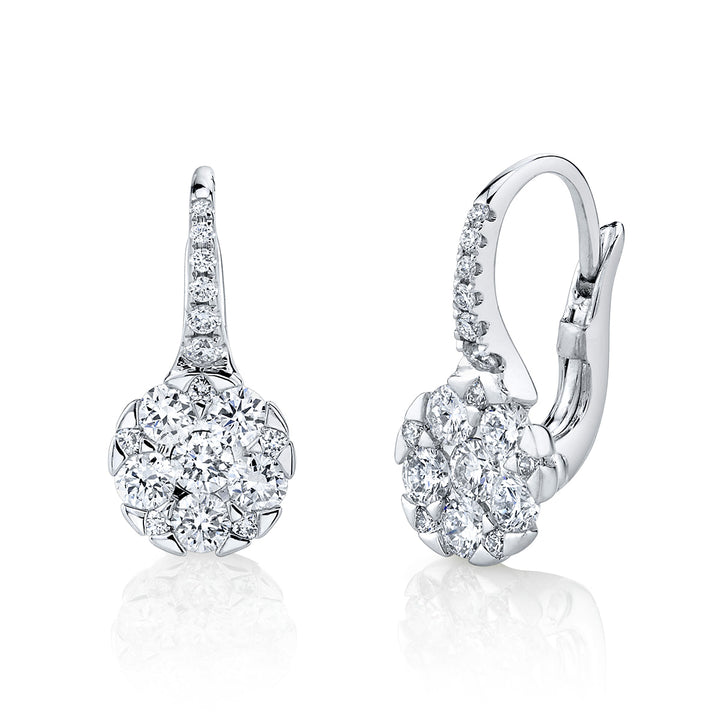 Diamond Hoop Earrings