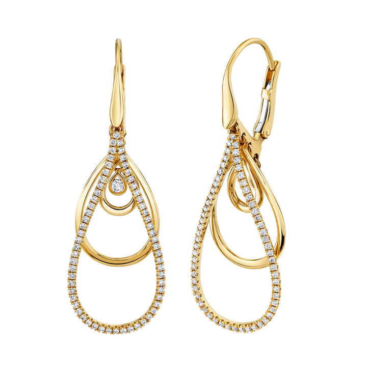 Diamond Dangle Earrings