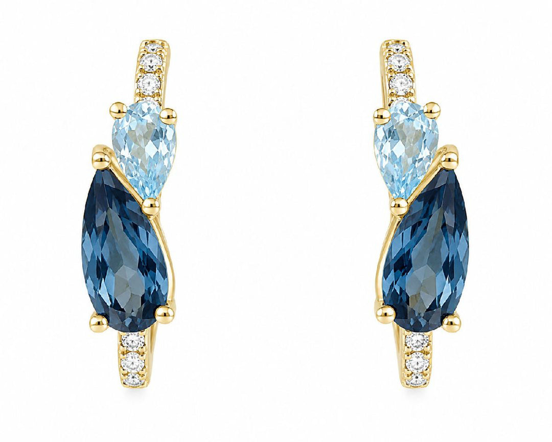 Honey Gold™Deep Sea Blue Topaz™EARRINGS