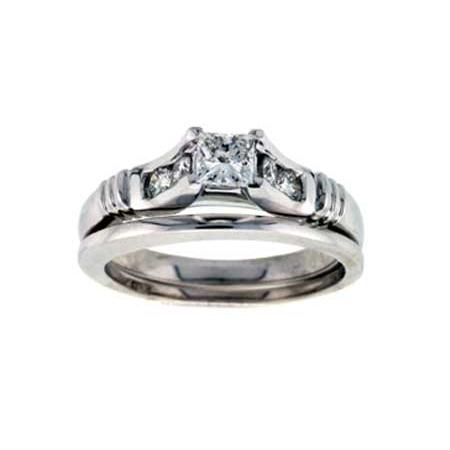 14KT Gold Two-Piece Diamond Wedding Set