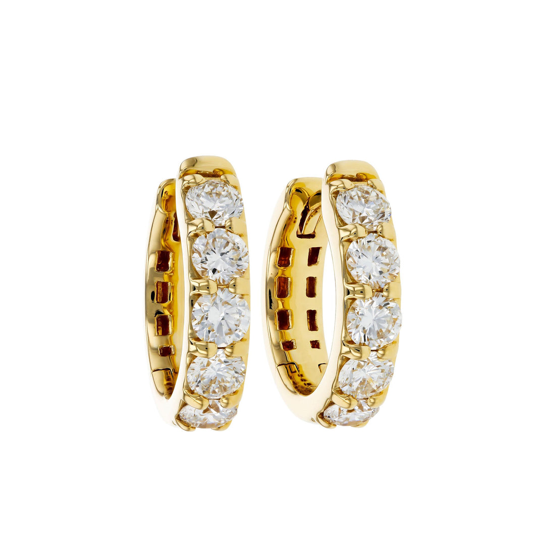 14KT Gold Diamond Earrings