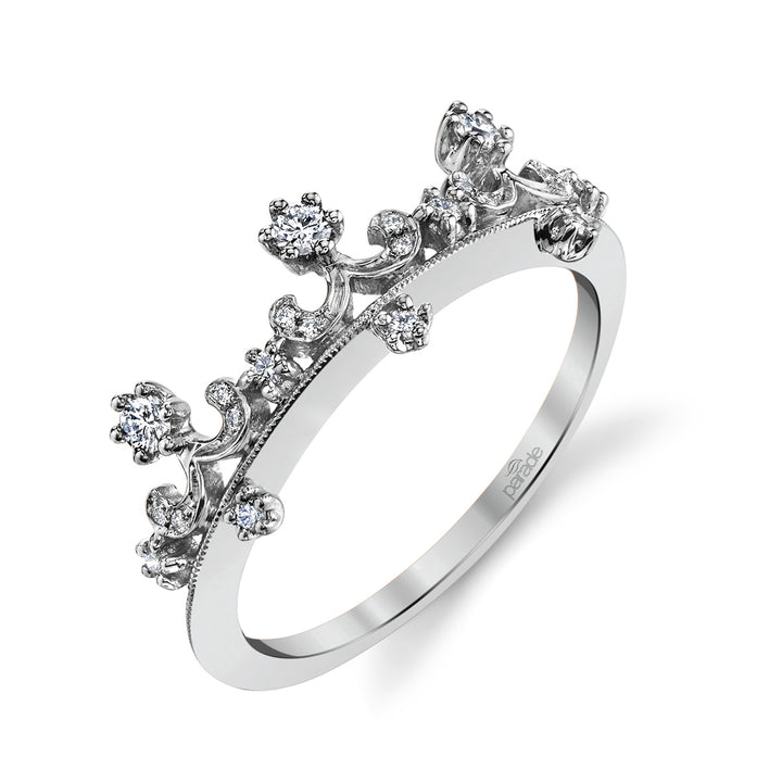 Diamond Filigree Wedding Band
