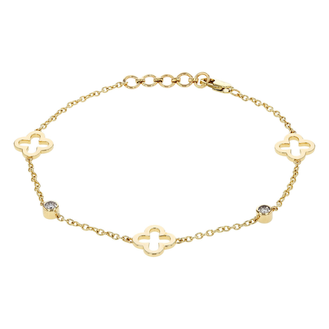 14KT Gold Diamond Bracelet