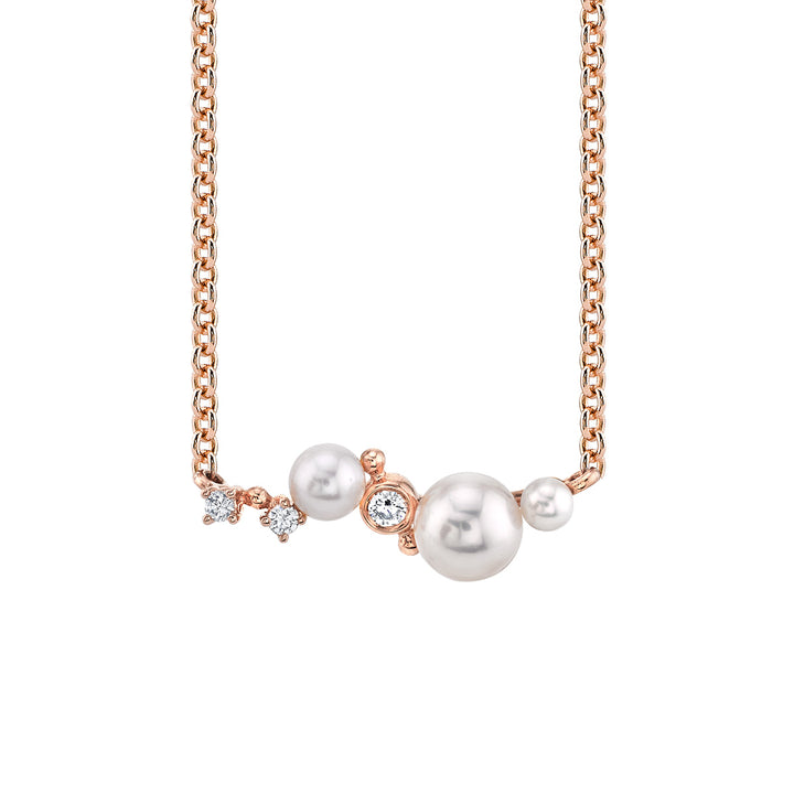 Pearl & Diamond Necklace