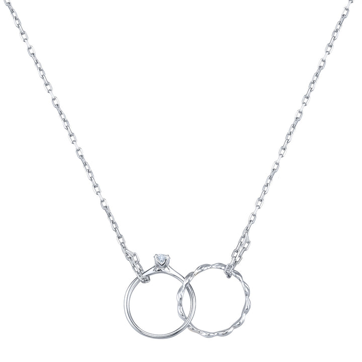 Round Diamond Solitaire Necklace