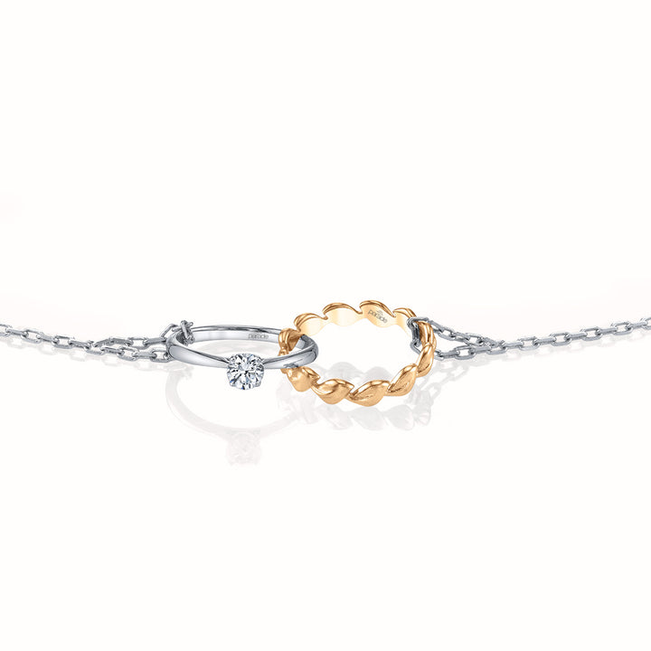 Round Diamond Solitaire Necklace