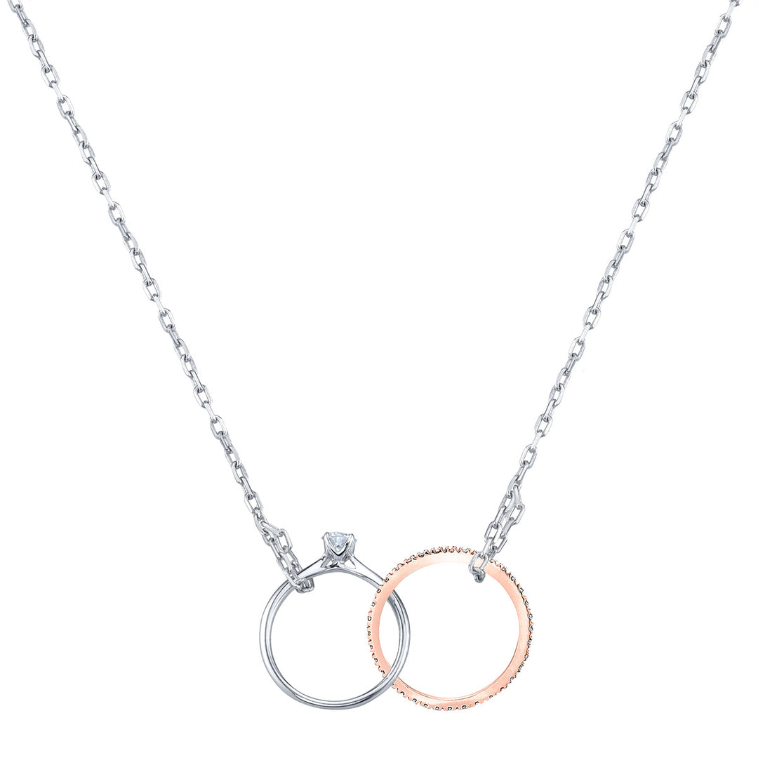 Round Diamond Solitaire Necklace