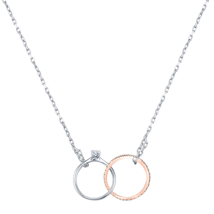 Round Diamond Solitaire Necklace