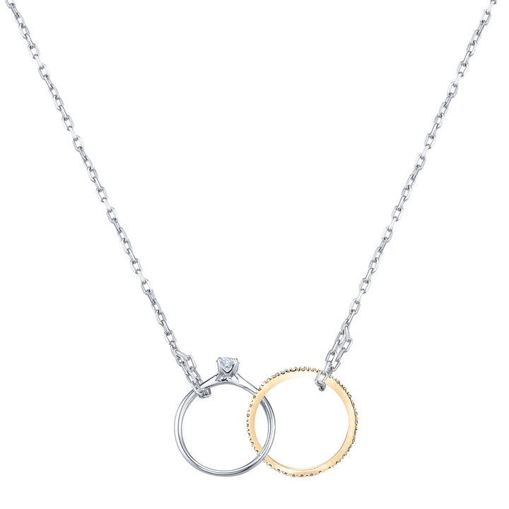 Round Diamond Solitaire Necklace