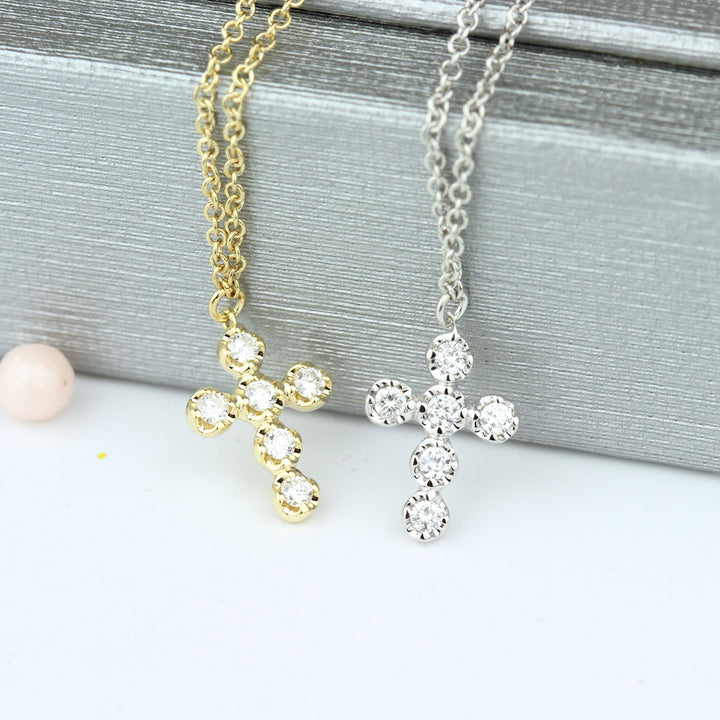 Diamond Cross Necklace