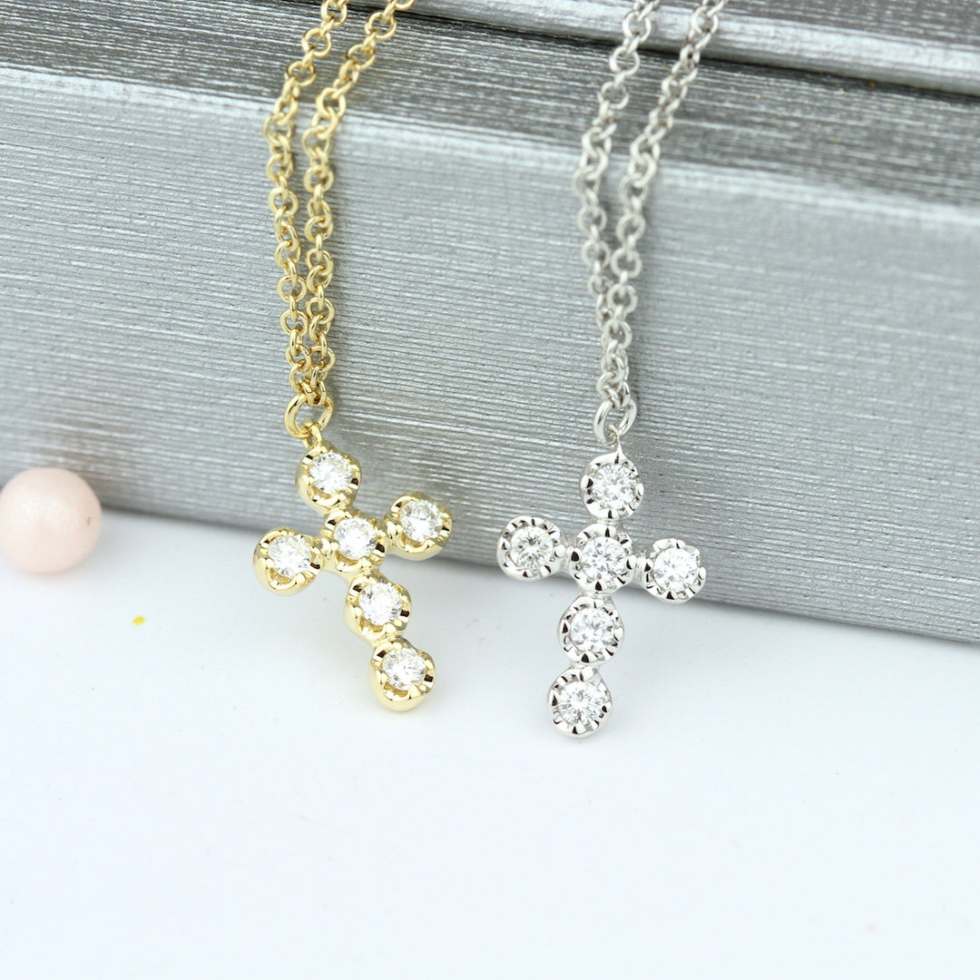 Diamond Cross Necklace