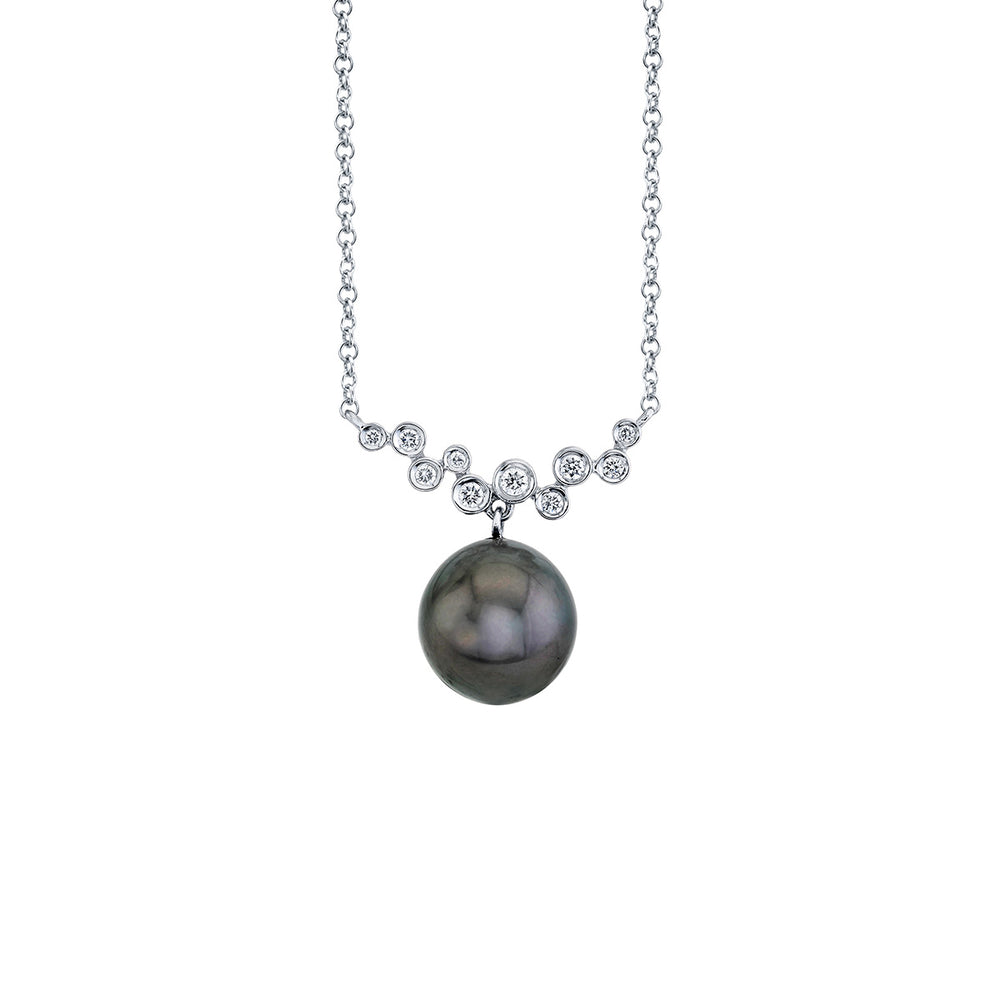 Pearl & Diamond Necklace
