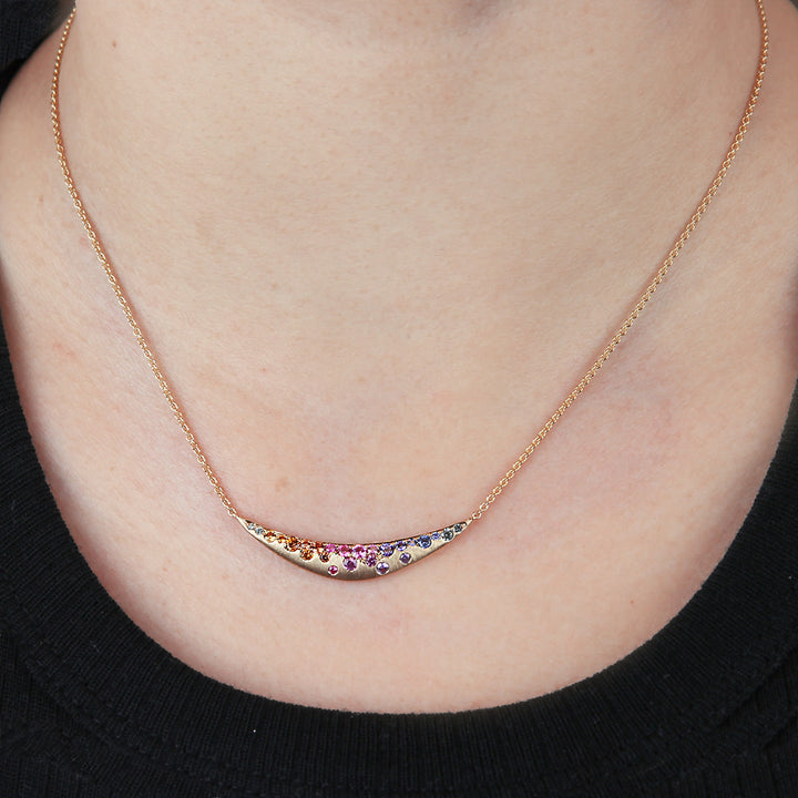 Multicolor Sapphire Necklace
