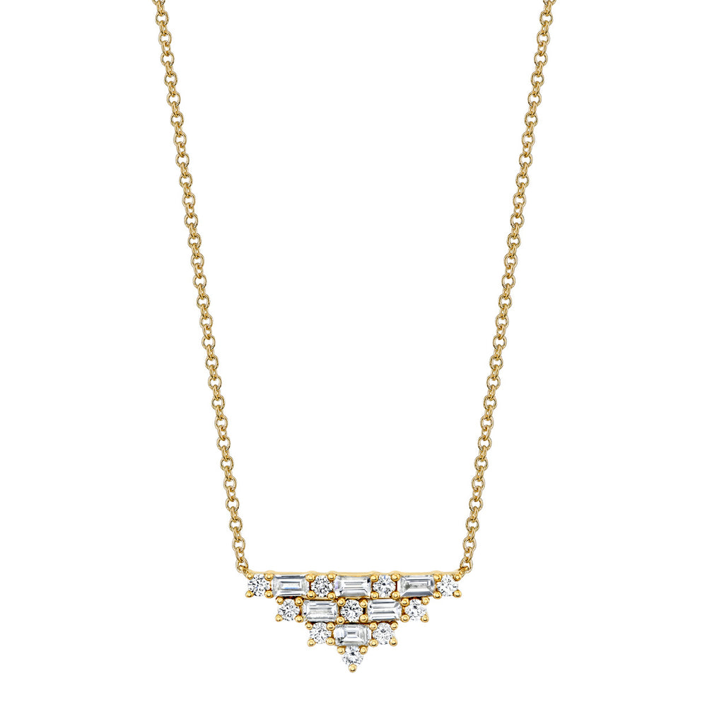 Baguette Diamond Necklace