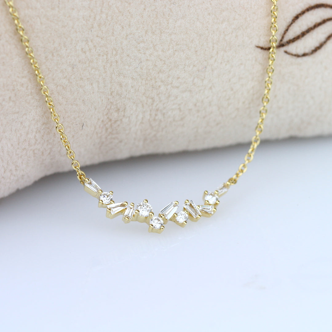 Round Diamond Necklace