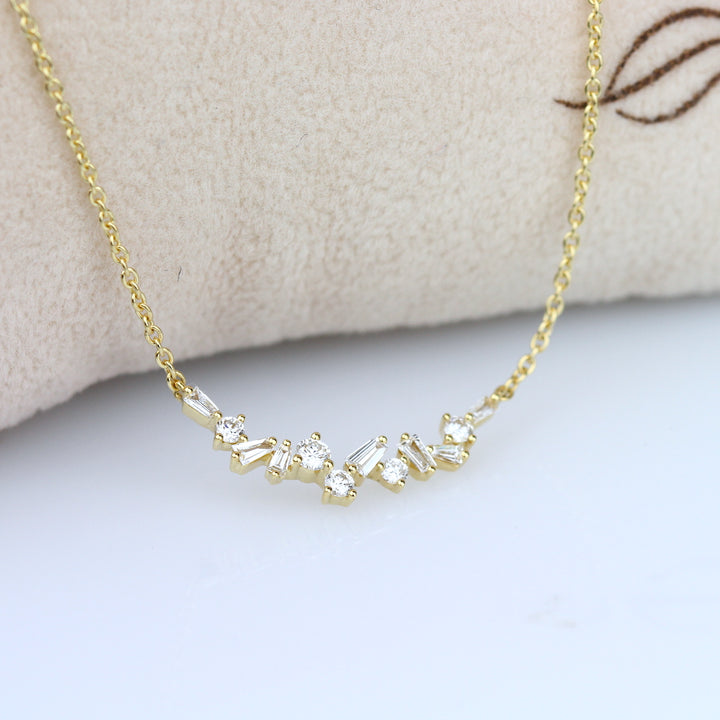 Round Diamond Necklace